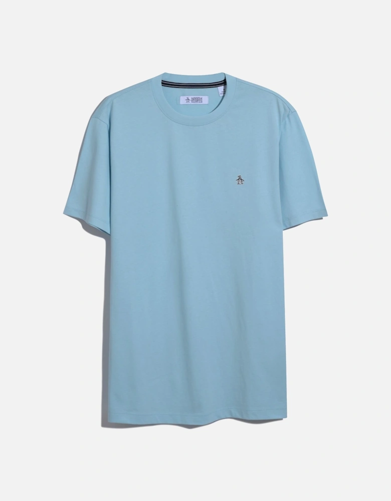 Penguin Original crew neck t shirt cool blue
