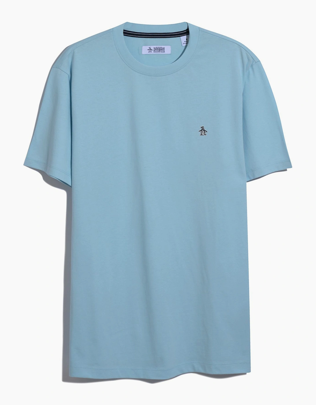 Original Penguin Men's Blue Penguin Original Crew Neck T Shirt Cool - Size: 42
