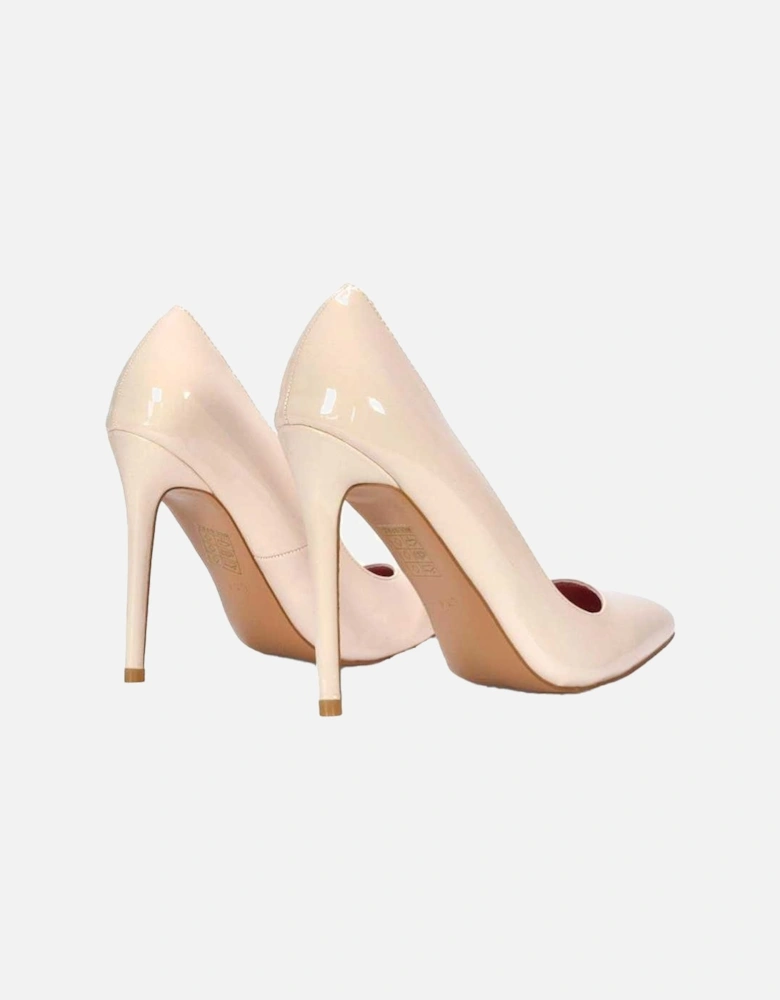 Womens/Ladies Lu Lu Patent High Stiletto Heel Court Shoes