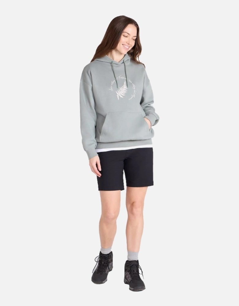 Womens/Ladies Fern Slogan Relaxed Fit Hoodie