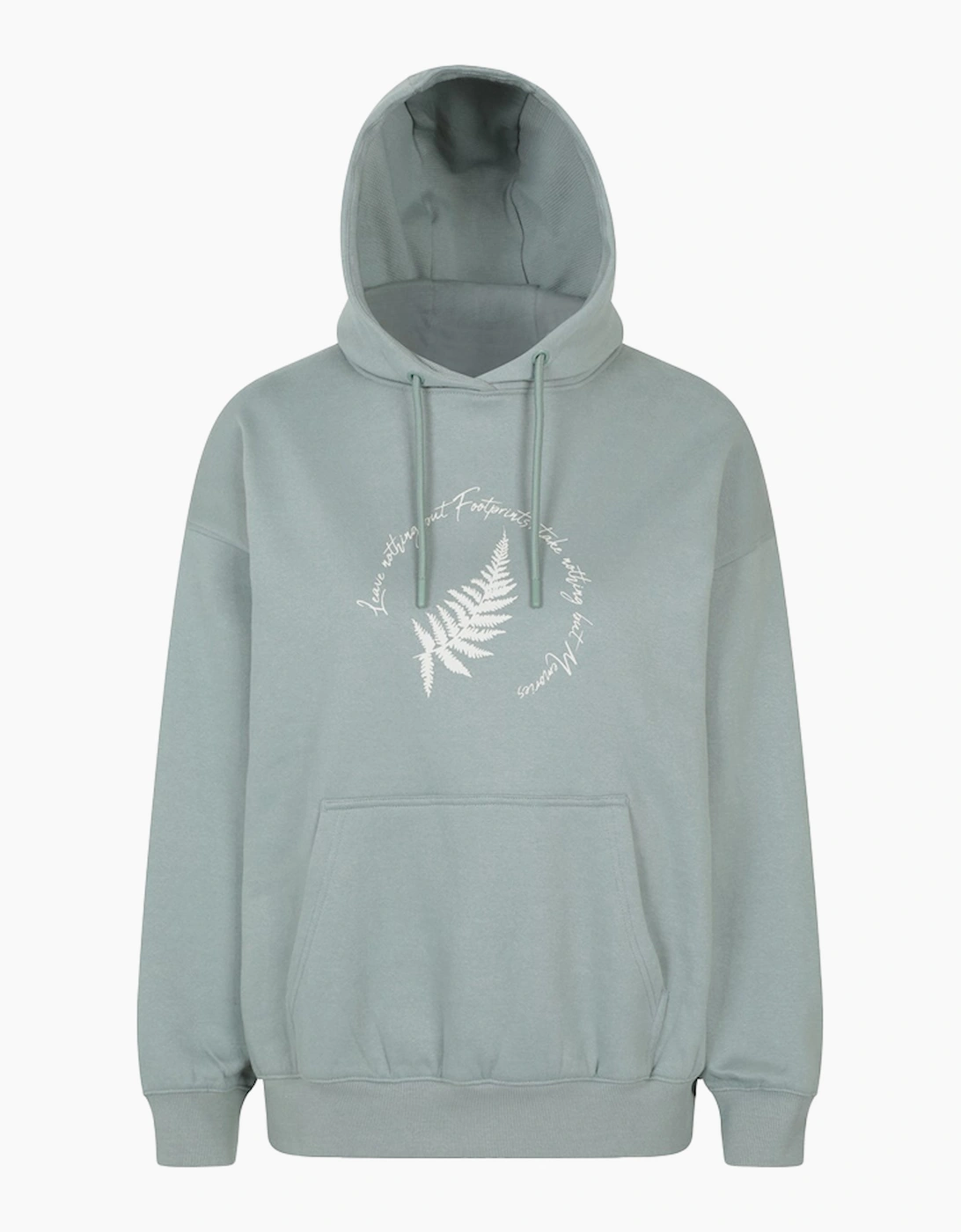 Mountain Warehouse Women's Green / Fern Slogan Relaxed Fit Hoodie - Size: 12