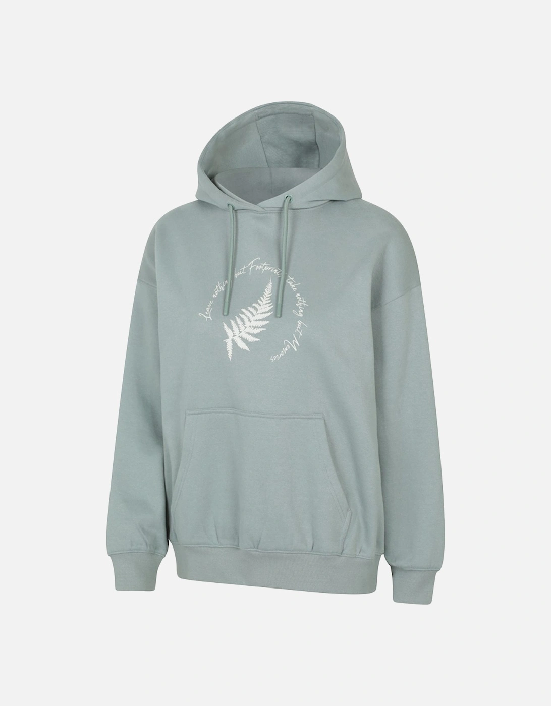 Womens/Ladies Fern Slogan Relaxed Fit Hoodie