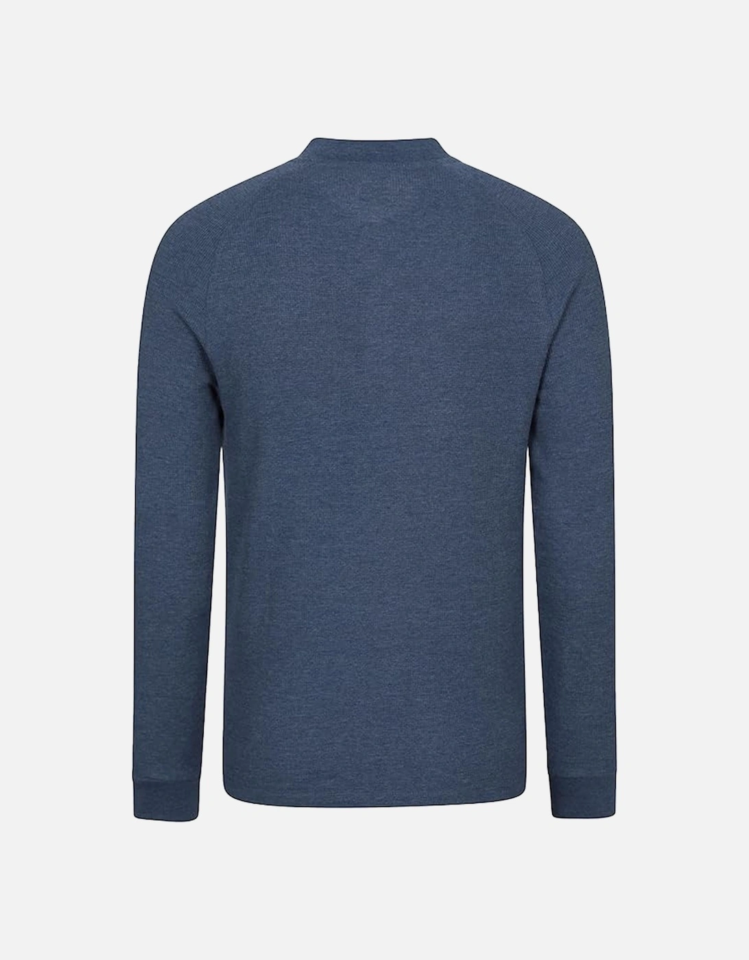 Mens Selby Waffle Henley Long-Sleeved T-Shirt