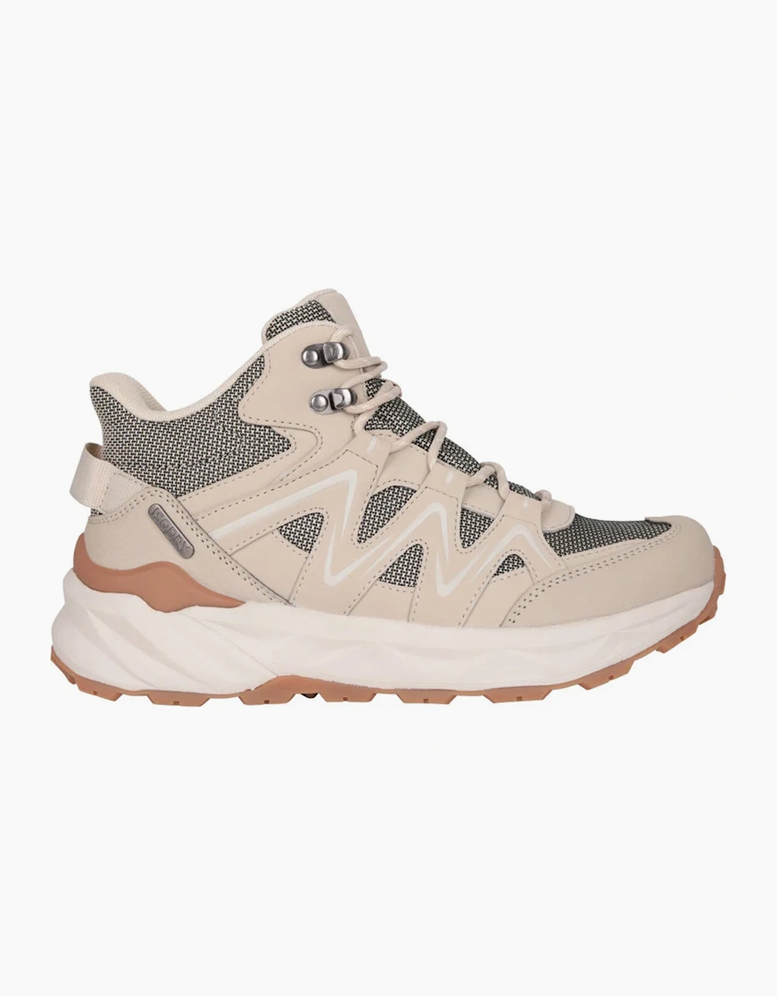 Women's Mountain Warehouse Womens/Ladies Trail Blazer Waterproof Walking Boots - Cream - Size: 6 uk