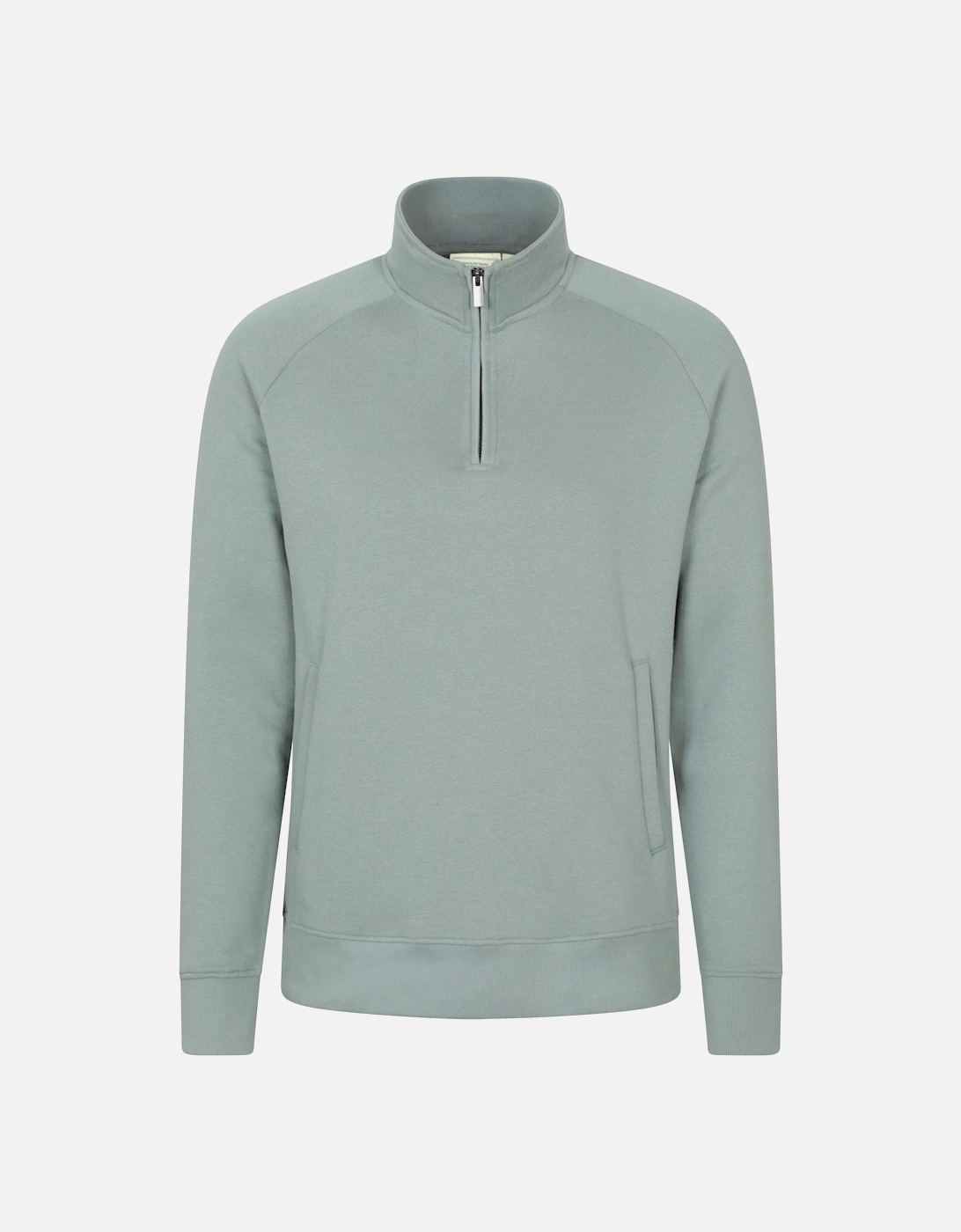 Mens Bamburgh Half Zip Jumper, 2 of 1