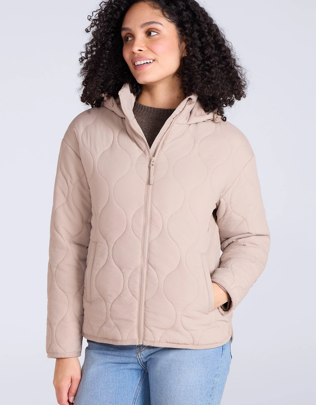 Womens/Ladies Flora Quilted Jacket, 2 of 1