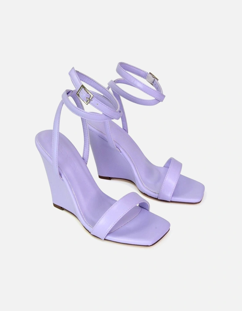 Womens/Ladies Collins Strappy Wedge Sandals