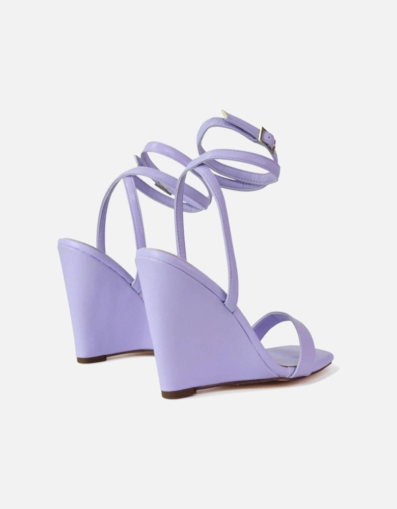 Womens/Ladies Collins Strappy Wedge Sandals