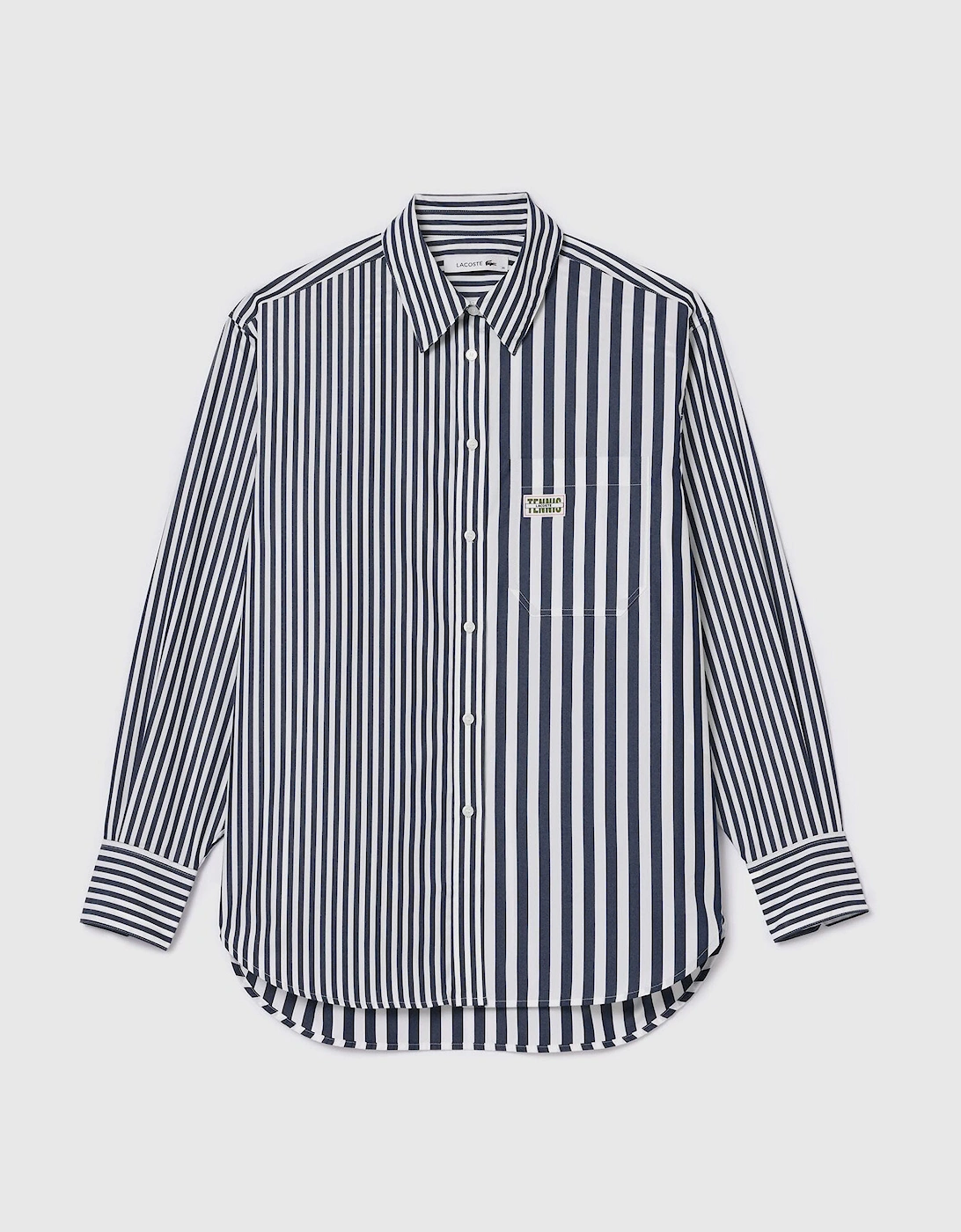X Bandier Striped Cotton Poplin Shirt, 7 of 6