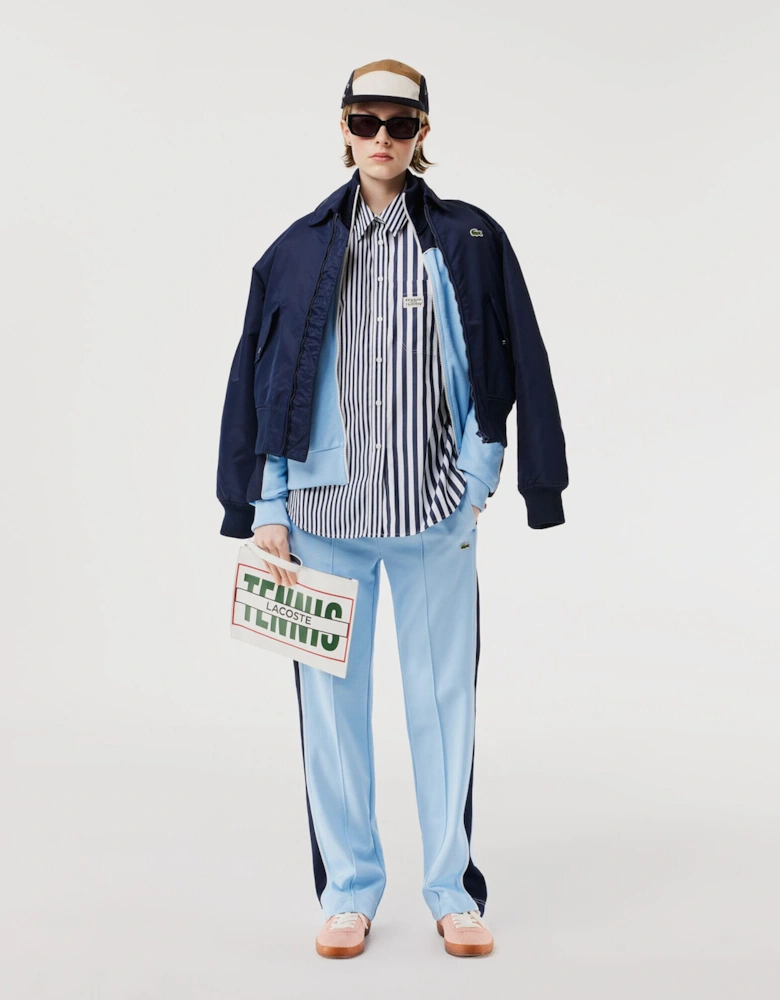 X Bandier Striped Cotton Poplin Shirt