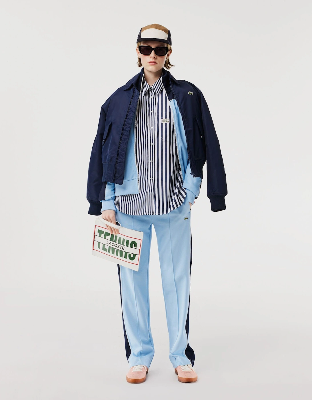 X Bandier Striped Cotton Poplin Shirt