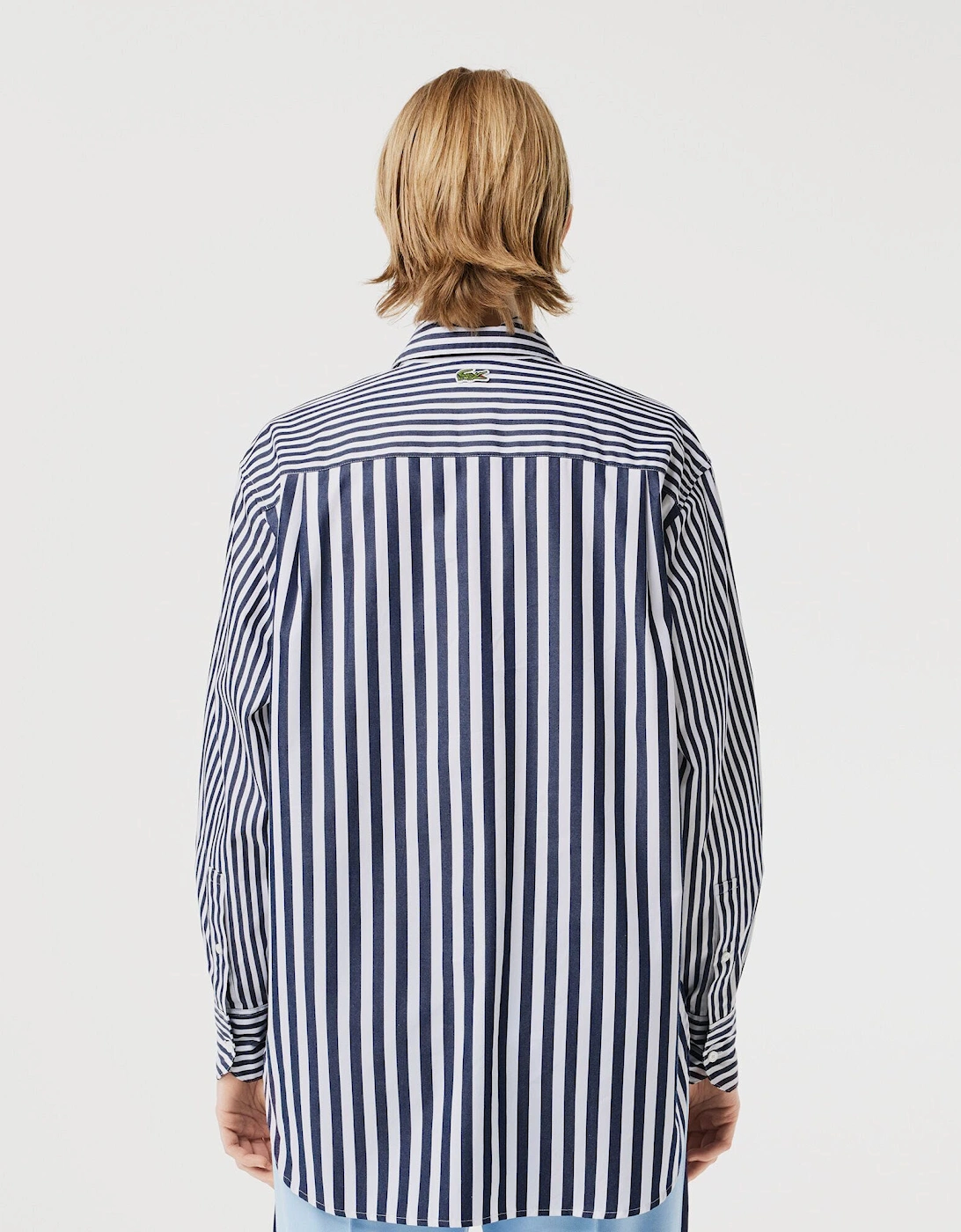 X Bandier Striped Cotton Poplin Shirt