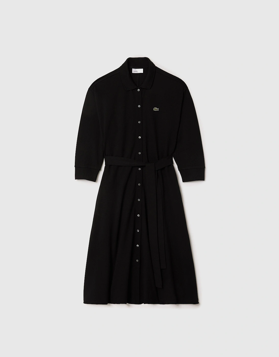 3/4 Sleeve Pique Polo Dress, 2 of 1
