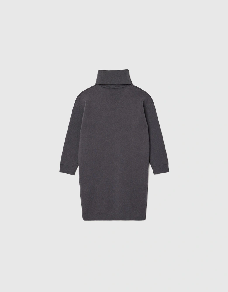 Juniors Interlock Knit Dress