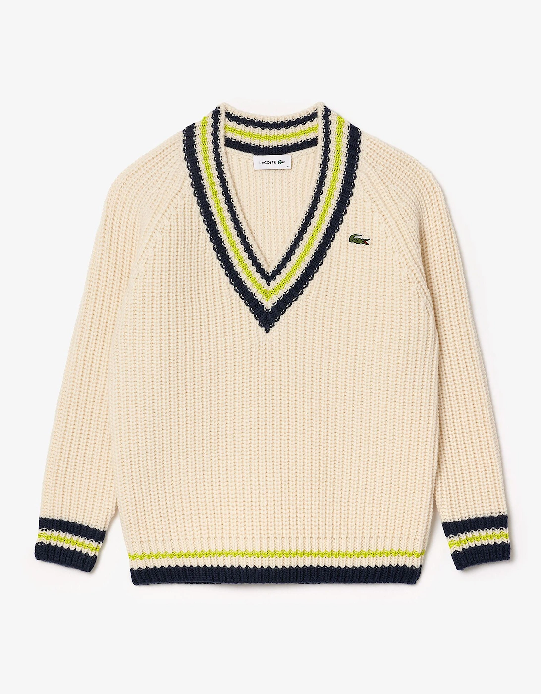 Oversized V-Neck Tennis Sweatshirt, 2 of 1