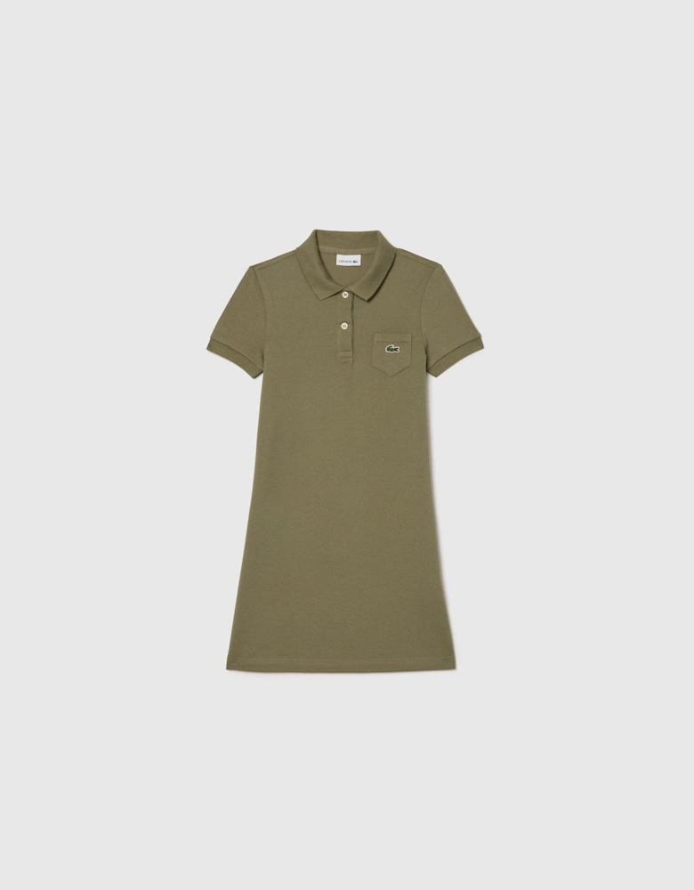 Juniors Pique Polo Dress