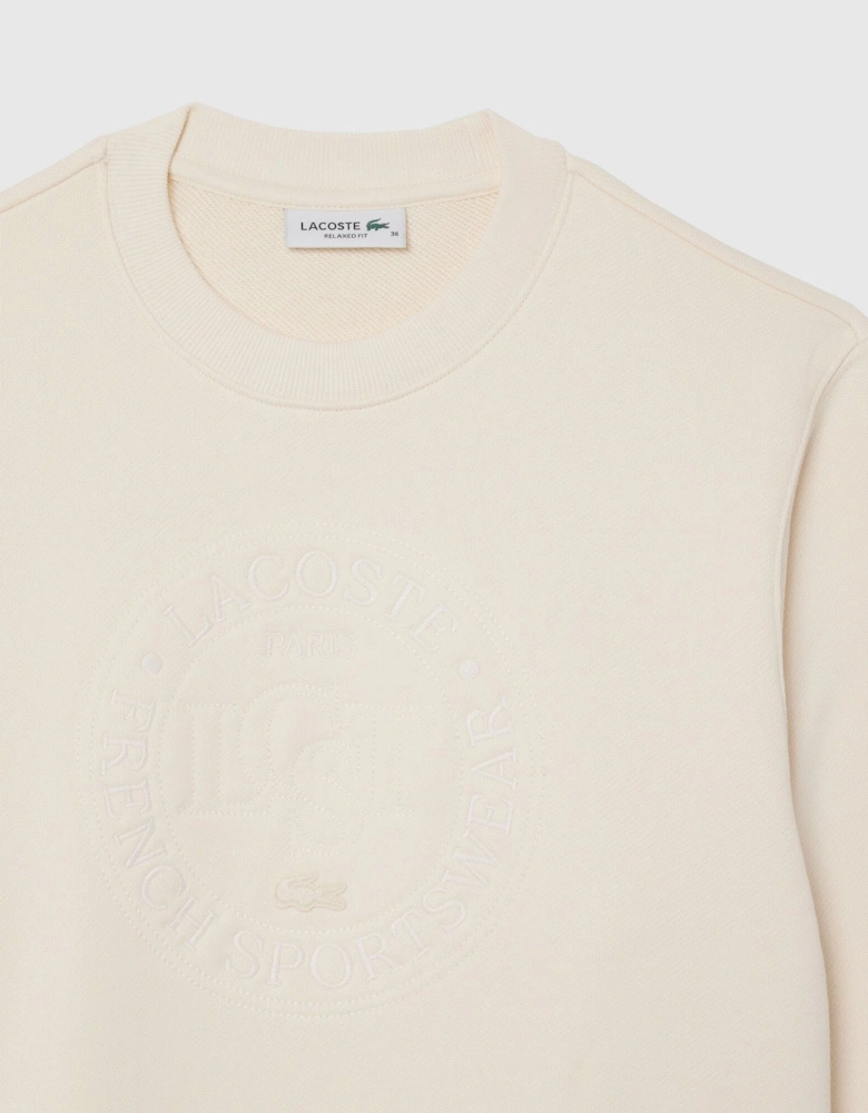 Embroidered Crewneck Sweatshirt