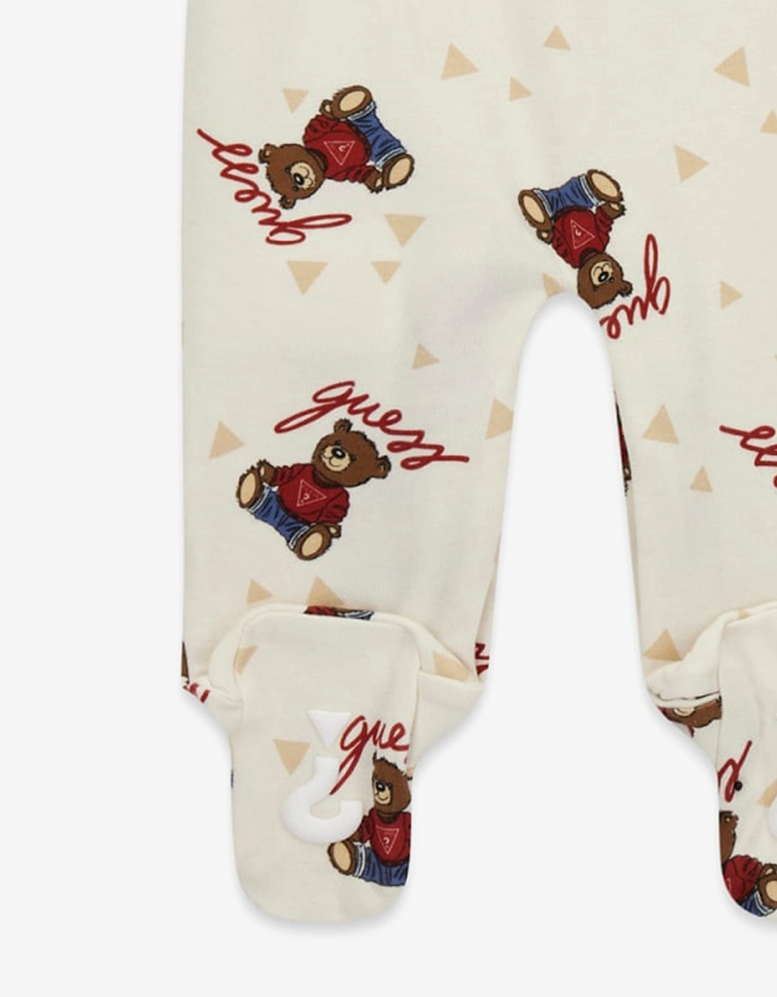 Baby Teddy Bear Babygrow in Ivory