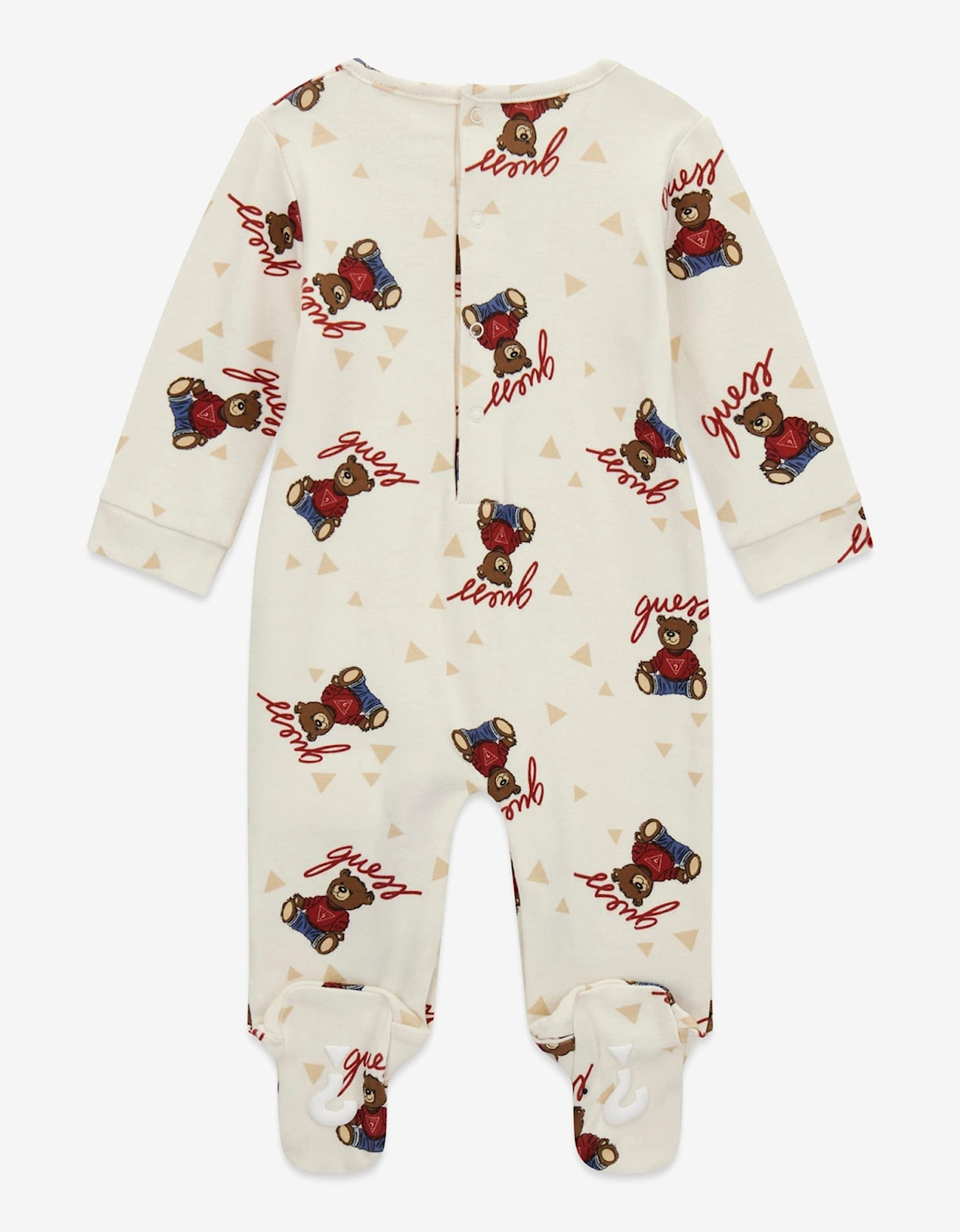 Baby Teddy Bear Babygrow in Ivory