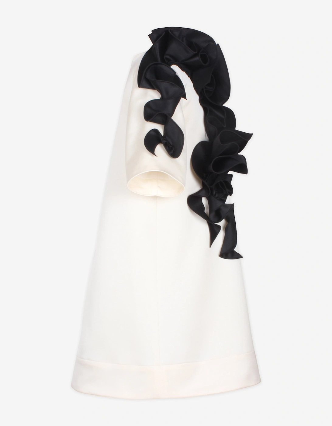 Girls Satin Orchard Dress in Ivory