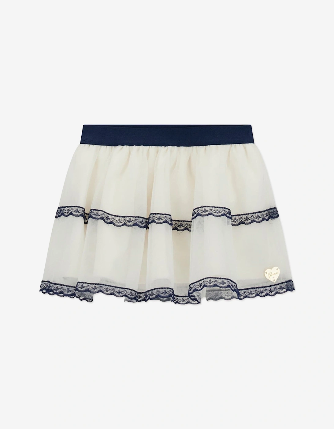 Baby Girls Cardigan and Tulle Skirt Set in Ivory