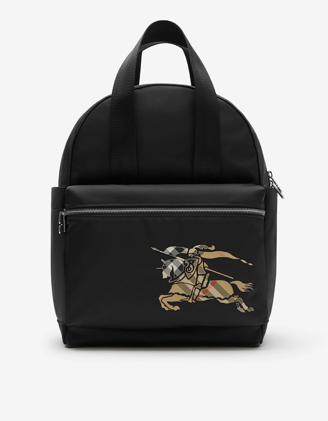 Baby EKD Check Logo Changing Backpack in Black (40cm), 5 of 4