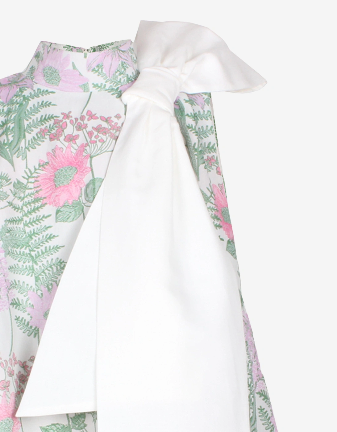 Girls Enchanted Forest Jacquard Dress in Green