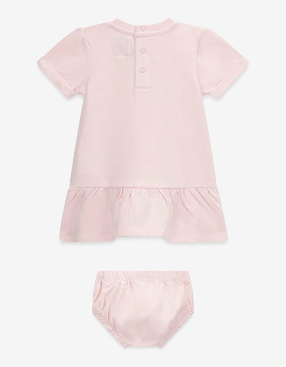 Baby Girls Teddy Bear Dress in Pink