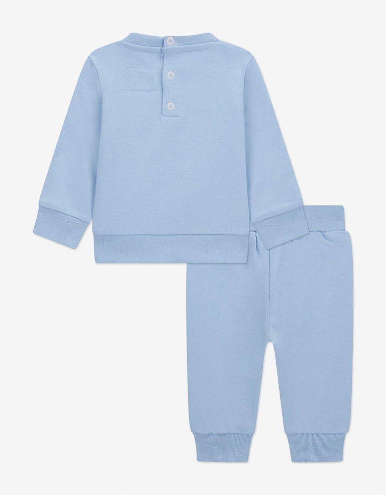 Baby Girls Butterfly Tracksuit in Blue