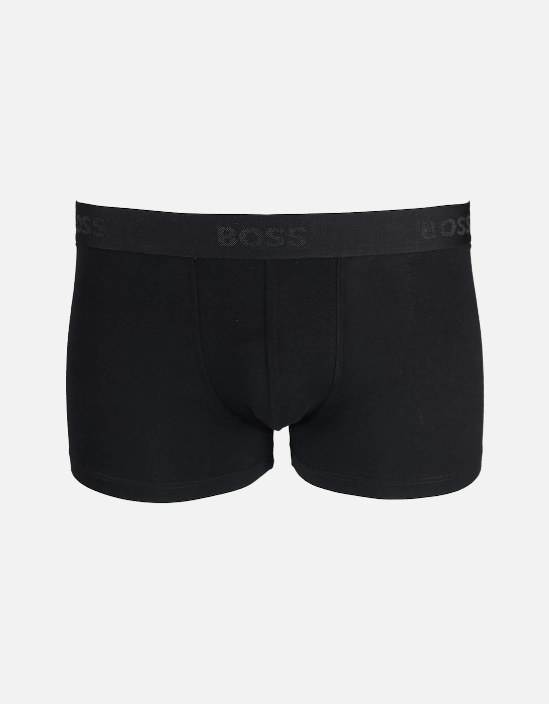 BOSS 3-Pack Duo Design Boxer Trunks, Blue, Black & Charcoal