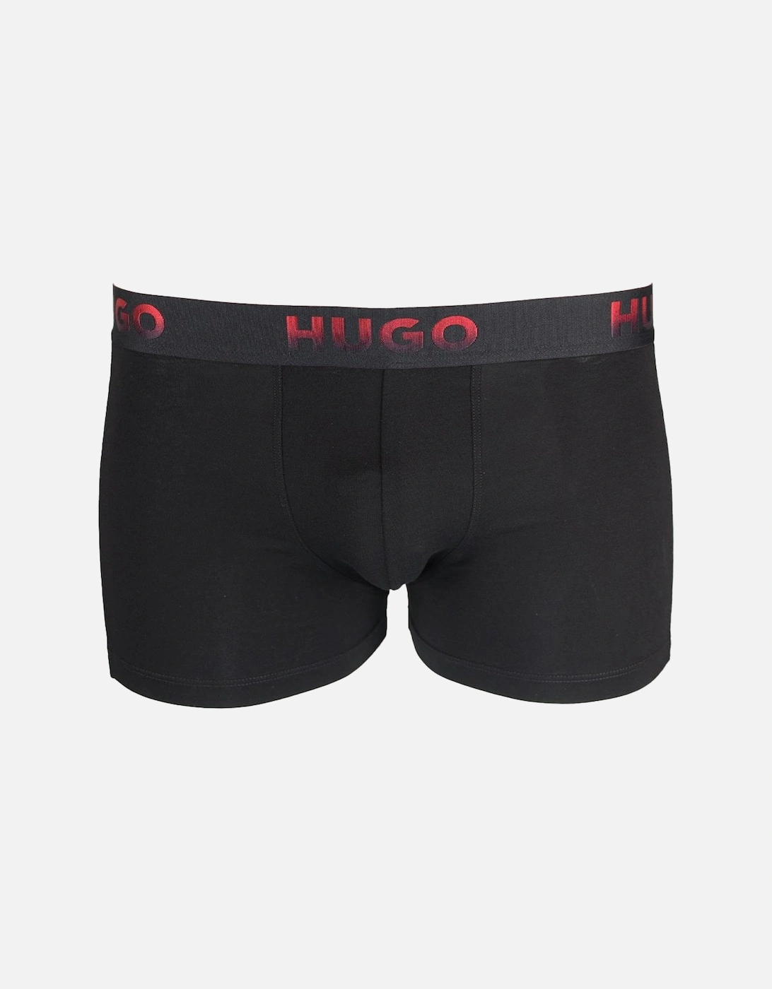 HUGO 3-Pack Boxer Trunks Pack "Spray", Black