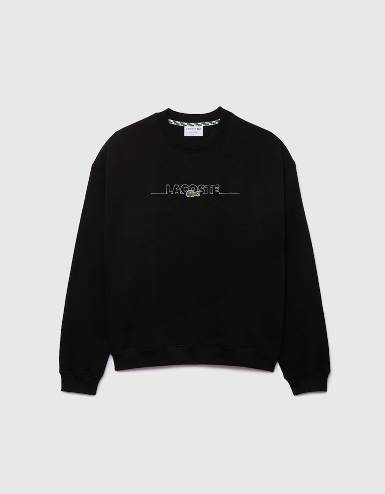 Logo Embroidered Crewneck Sweatshirt