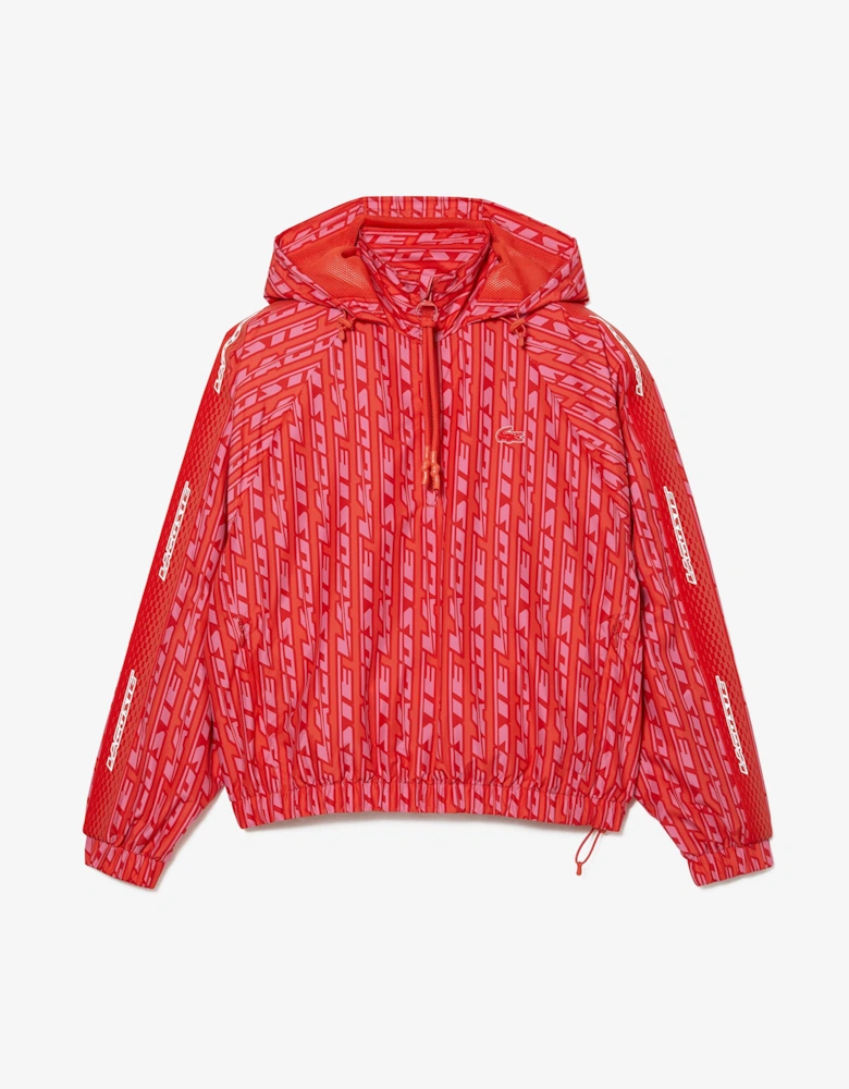 Oversized Hooded Track Jacket