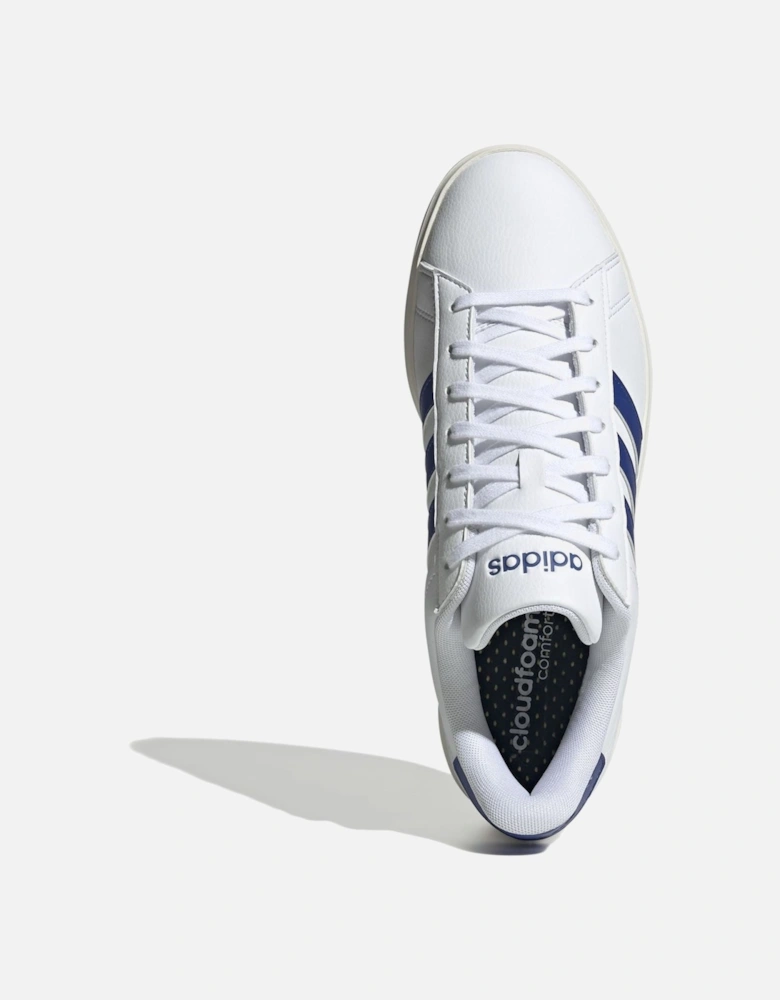 Grand Court 2.0 White/Blue Trainers