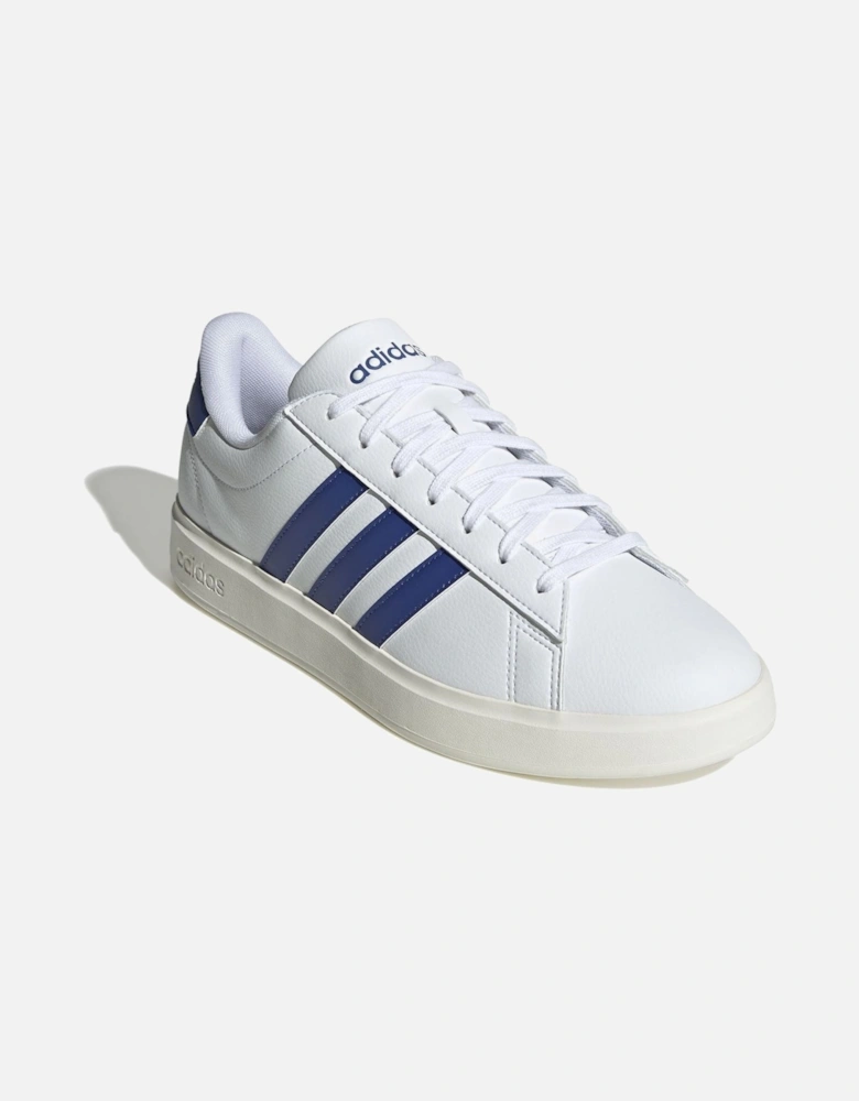 Grand Court 2.0 White/Blue Trainers