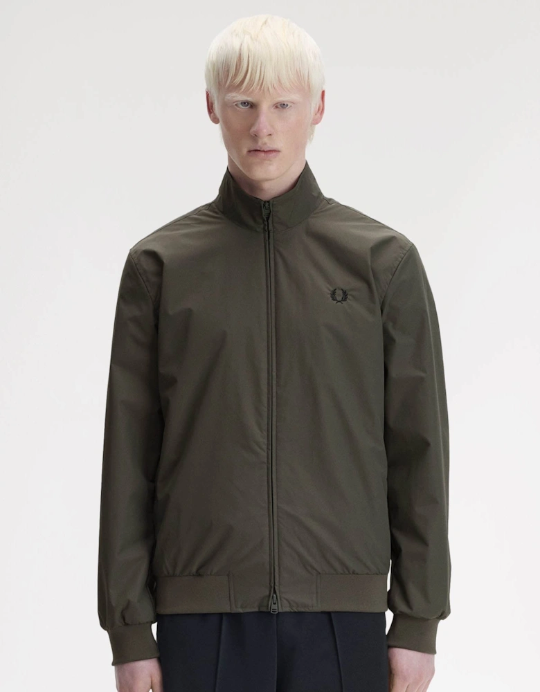 Mens Brentham Jacket - Field Green/Black U70