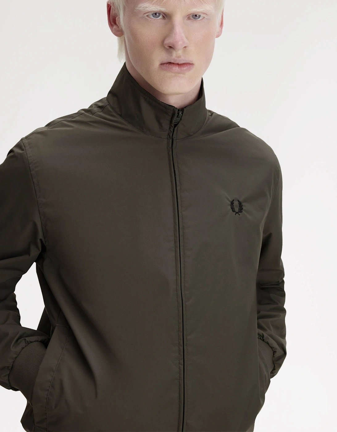 Mens Brentham Jacket - Field Green/Black U70