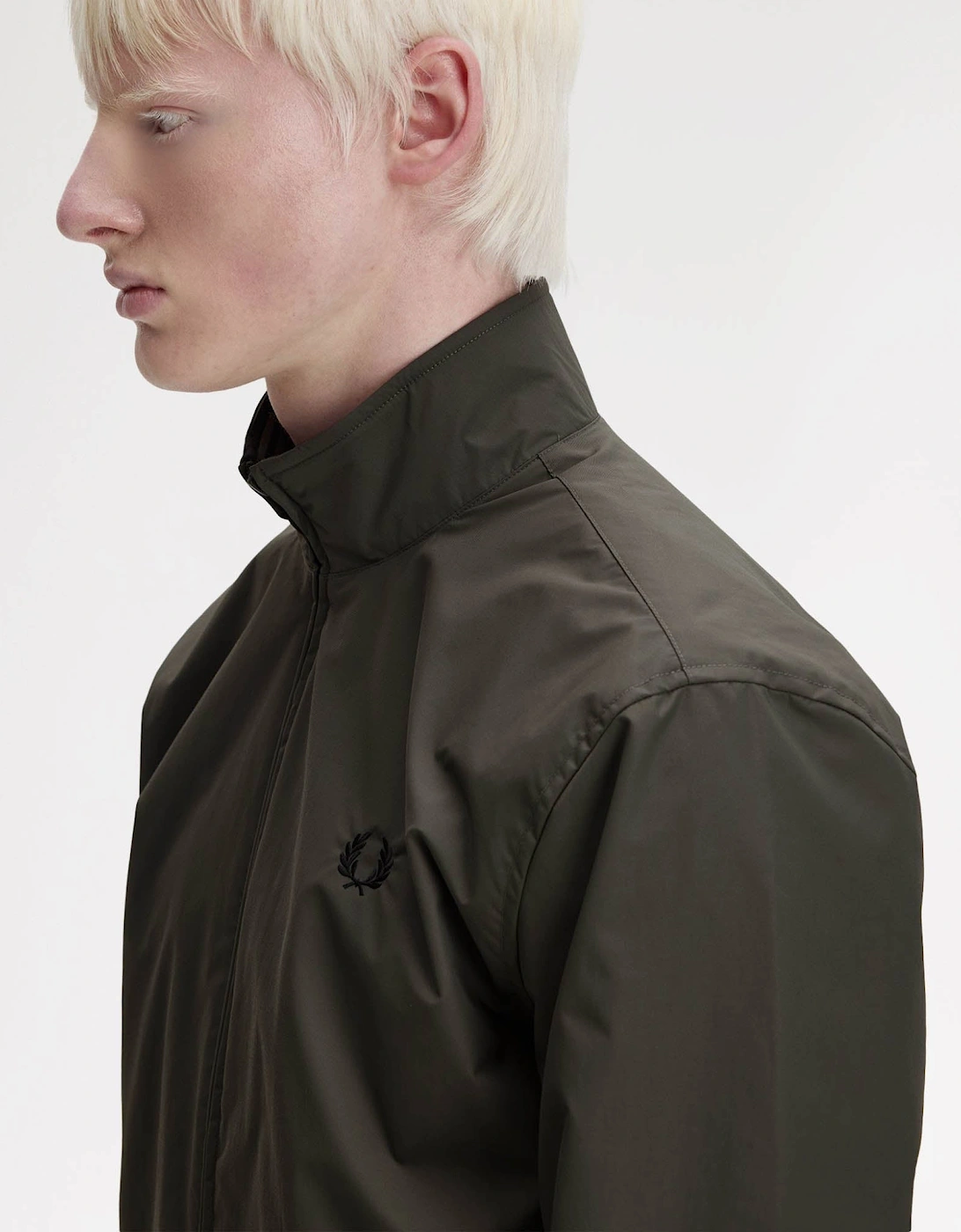 Mens Brentham Jacket - Field Green/Black U70