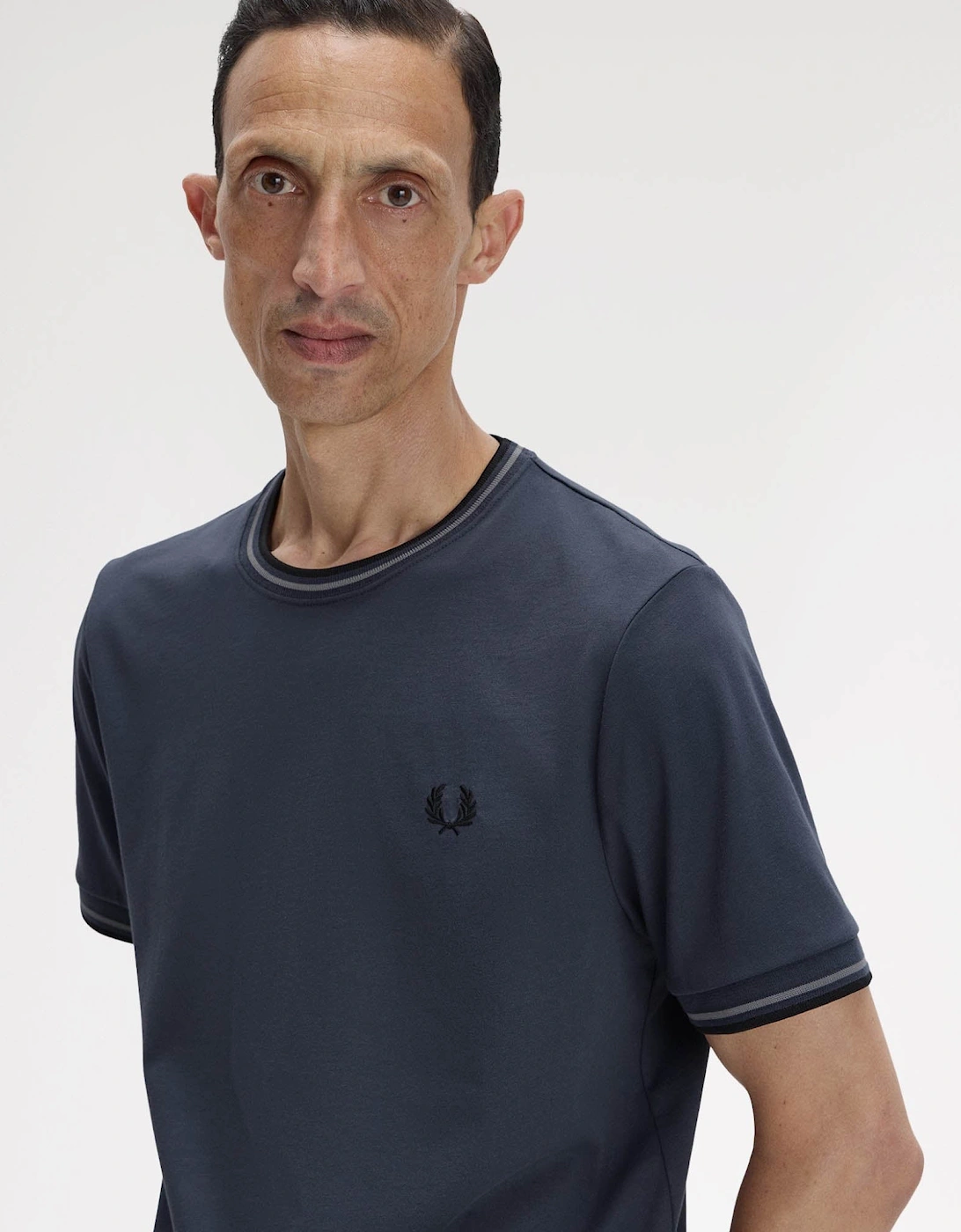 Mens Twin Tipped T-Shirt - Dark Airforce/Stockport Blue/Black 01B