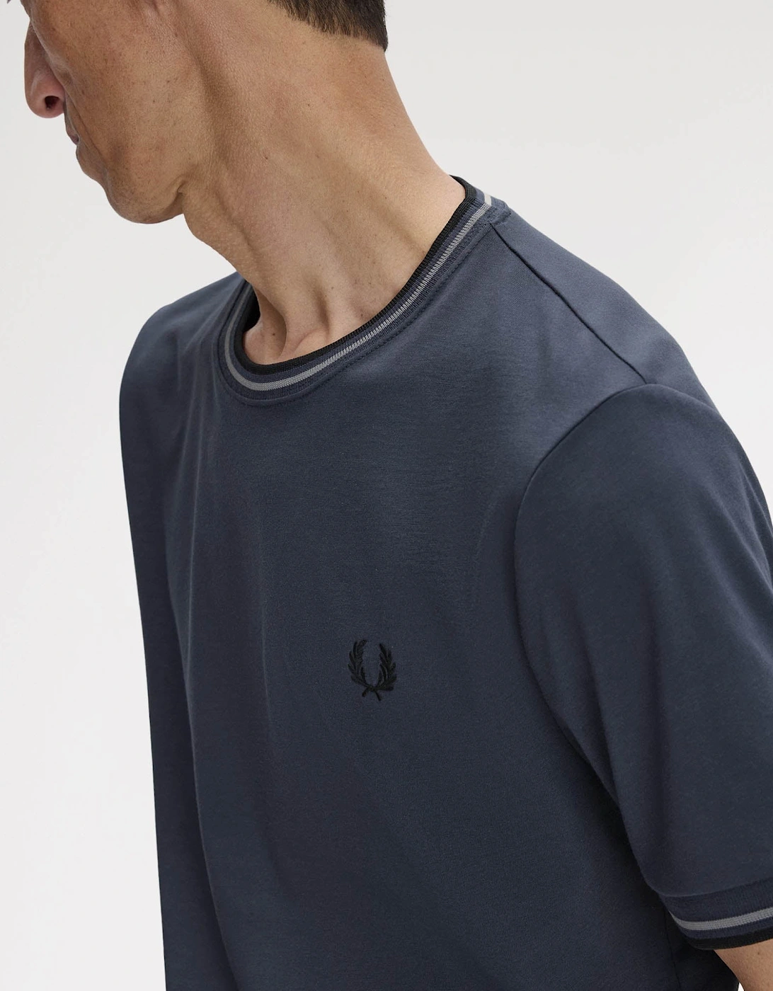 Mens Twin Tipped T-Shirt - Dark Airforce/Stockport Blue/Black 01B