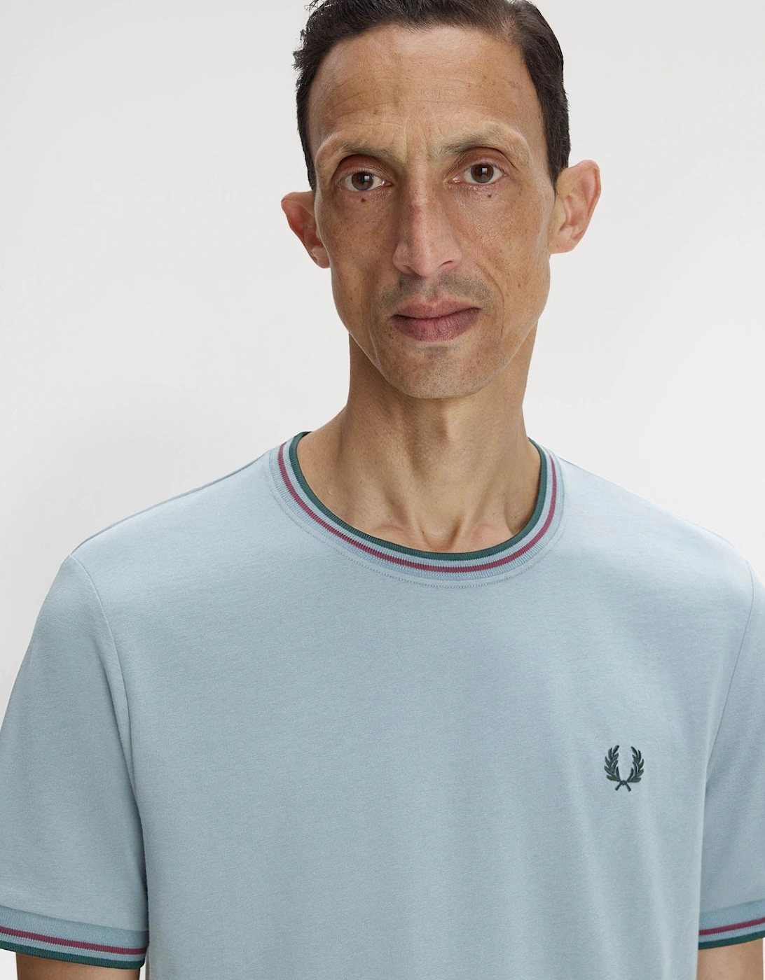 Mens Twin Tipped T-Shirt - Stockport Blue/Oxblood/Grassroots 98A