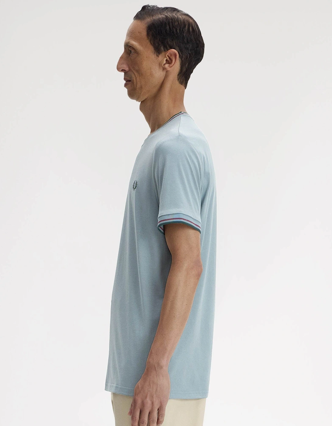 Mens Twin Tipped T-Shirt - Stockport Blue/Oxblood/Grassroots 98A