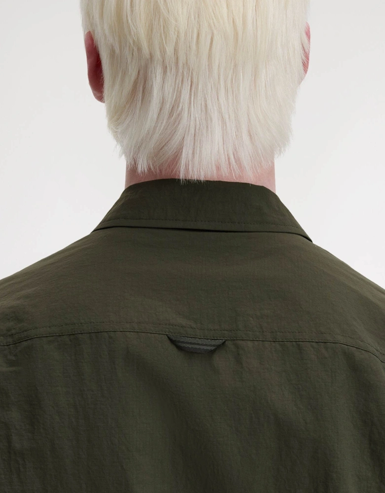 Mens Ripstop Pocket Overshirt - Hunting Green 408