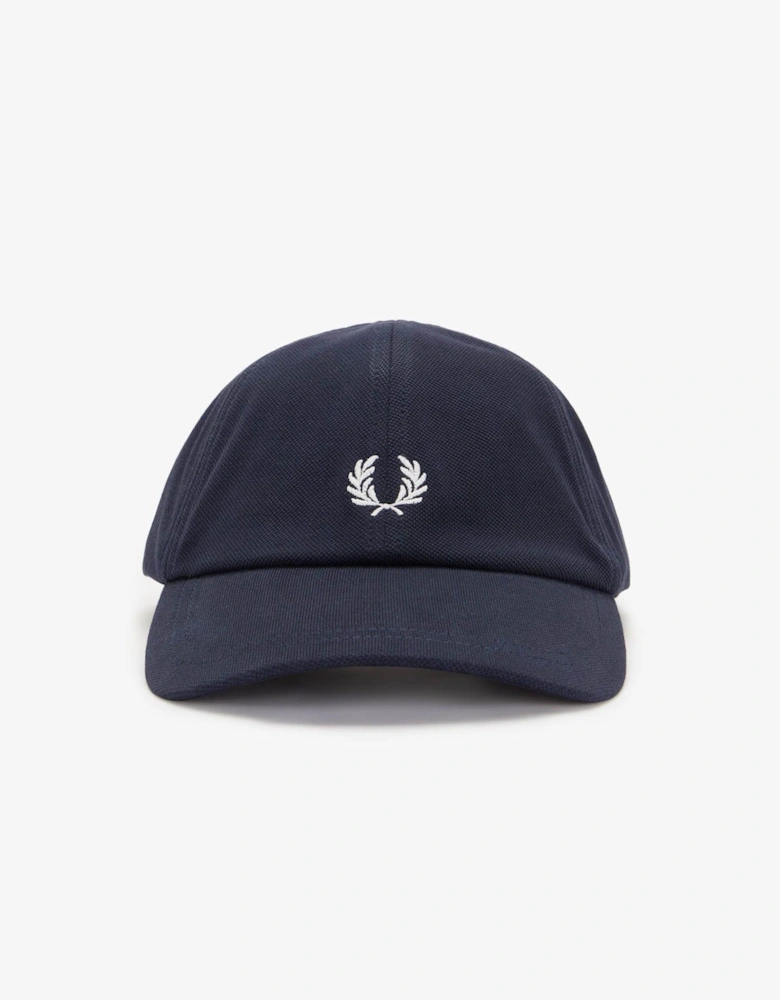 Mens Pique Classic Cap - Navy/Snow White 267