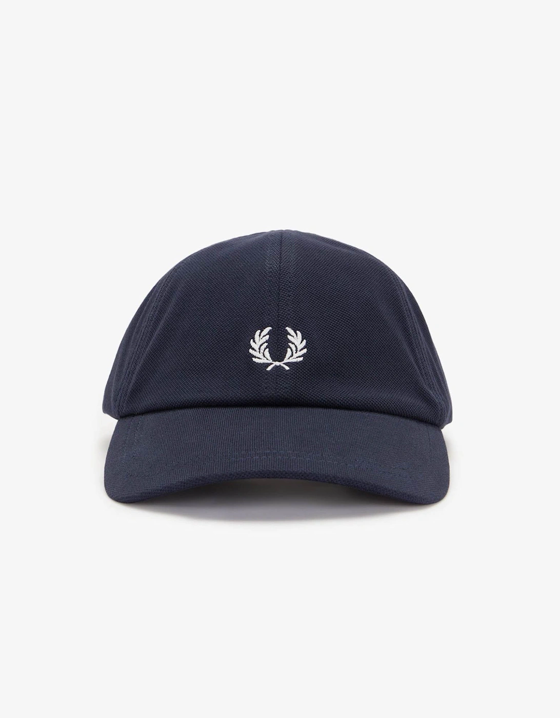 Mens Pique Classic Cap - Navy/Snow White 267