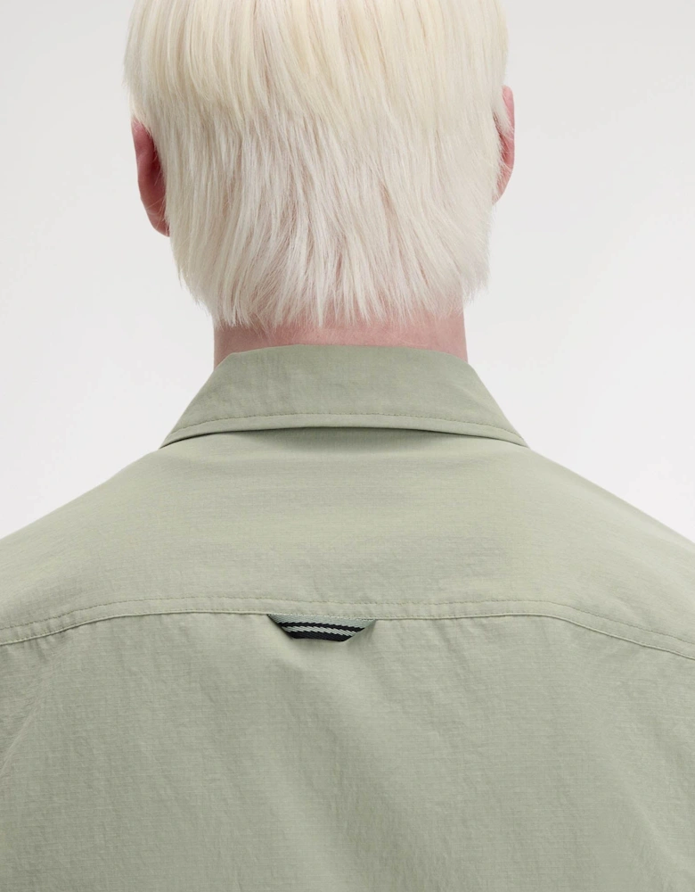 Mens Ripstop Pocket Overshirt - Seagrass M37