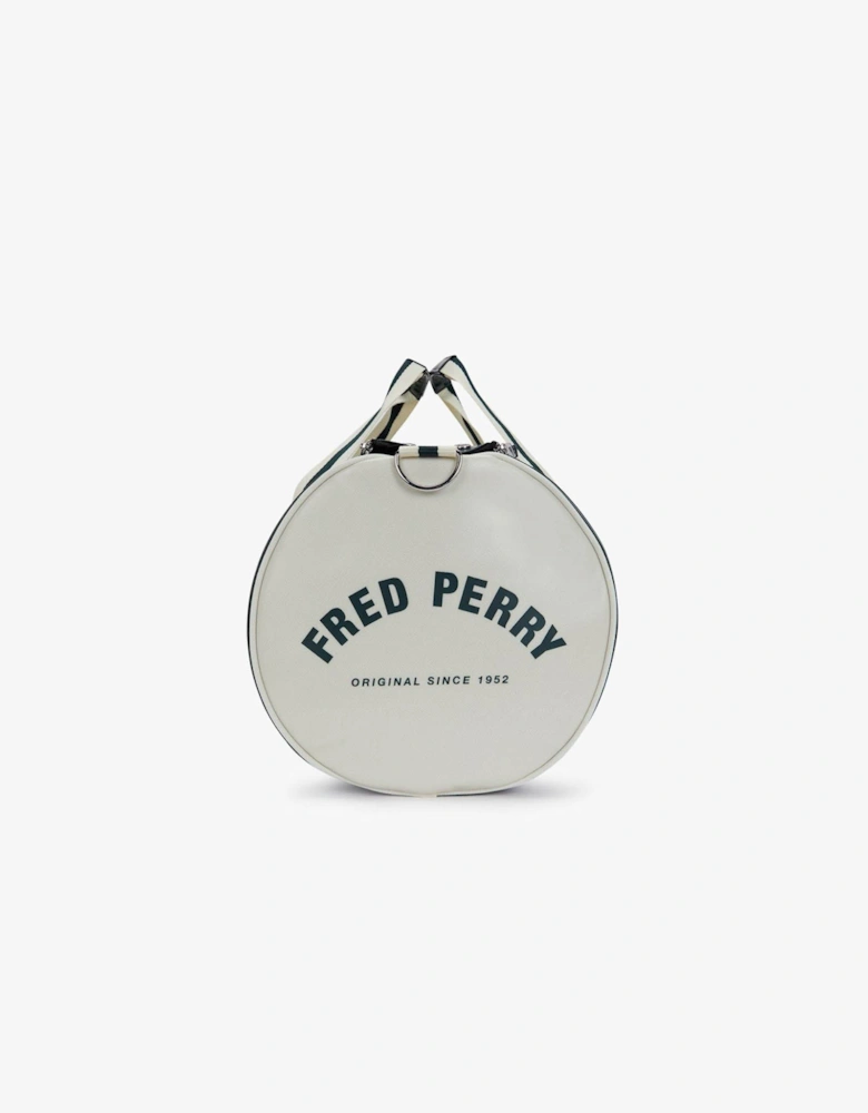 Recycled Polyester Classic Barrel Bag - Grassroots /Ecru 81A