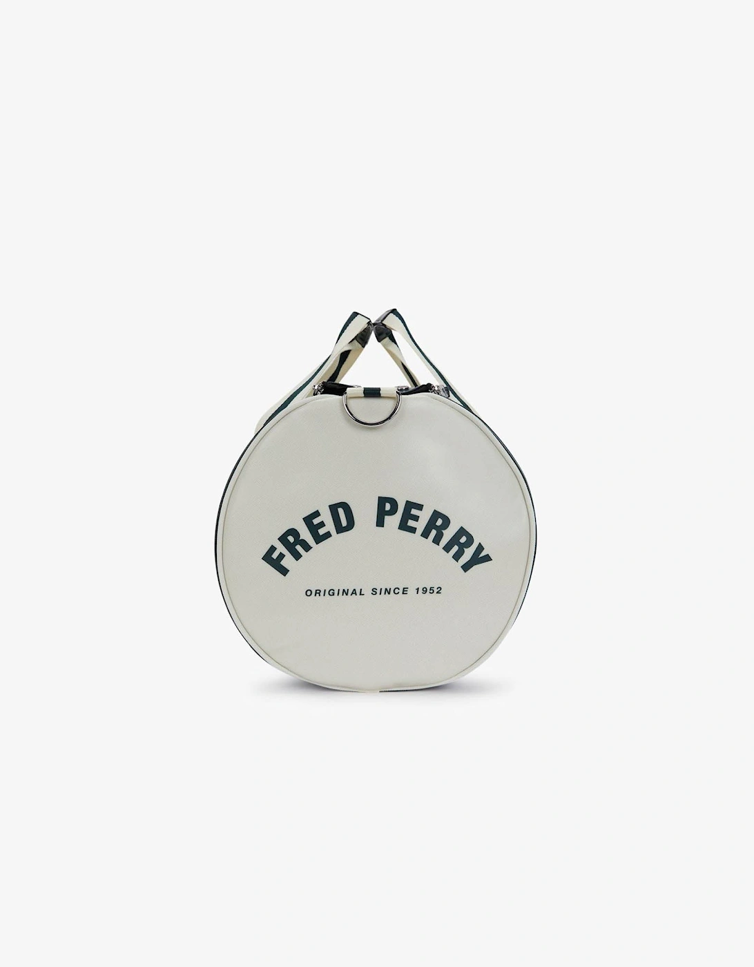 Recycled Polyester Classic Barrel Bag - Grassroots /Ecru 81A