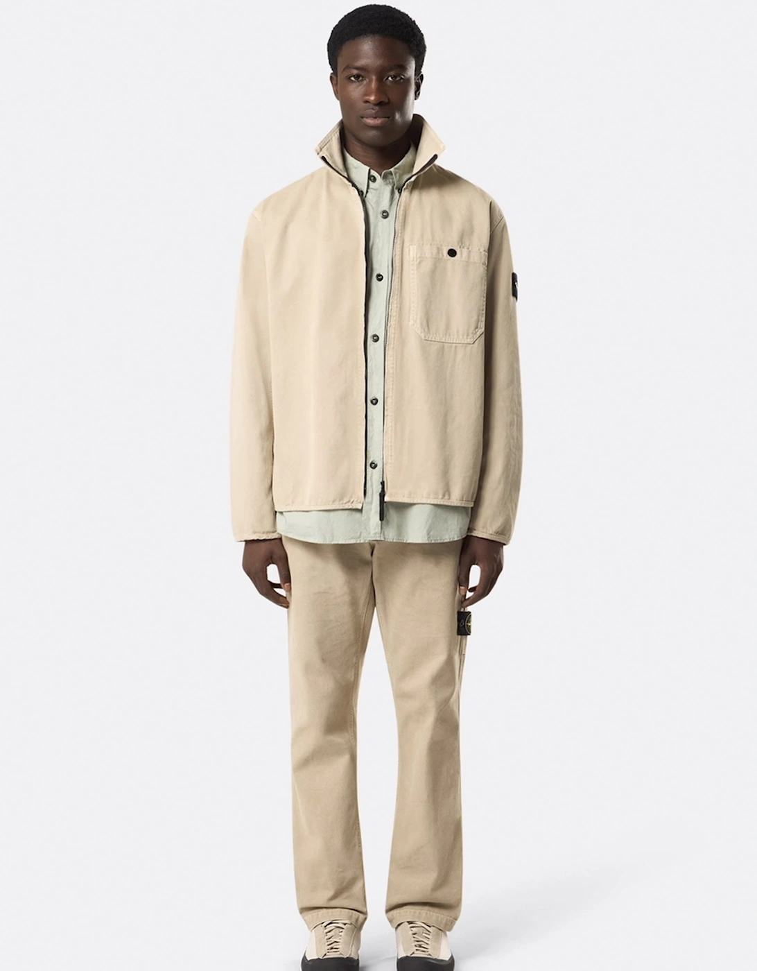 S0184 FUNNEL NECK SHIRT