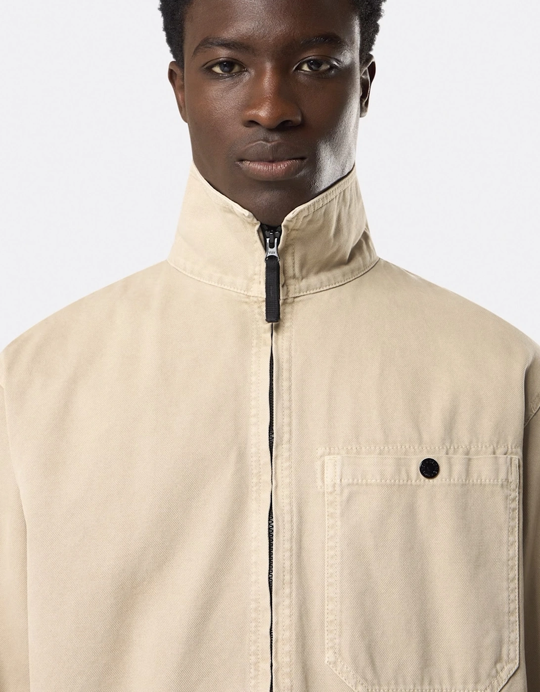 S0184 FUNNEL NECK SHIRT